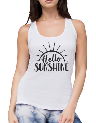 Hello Sunshine - Womens Vest Tank Top
