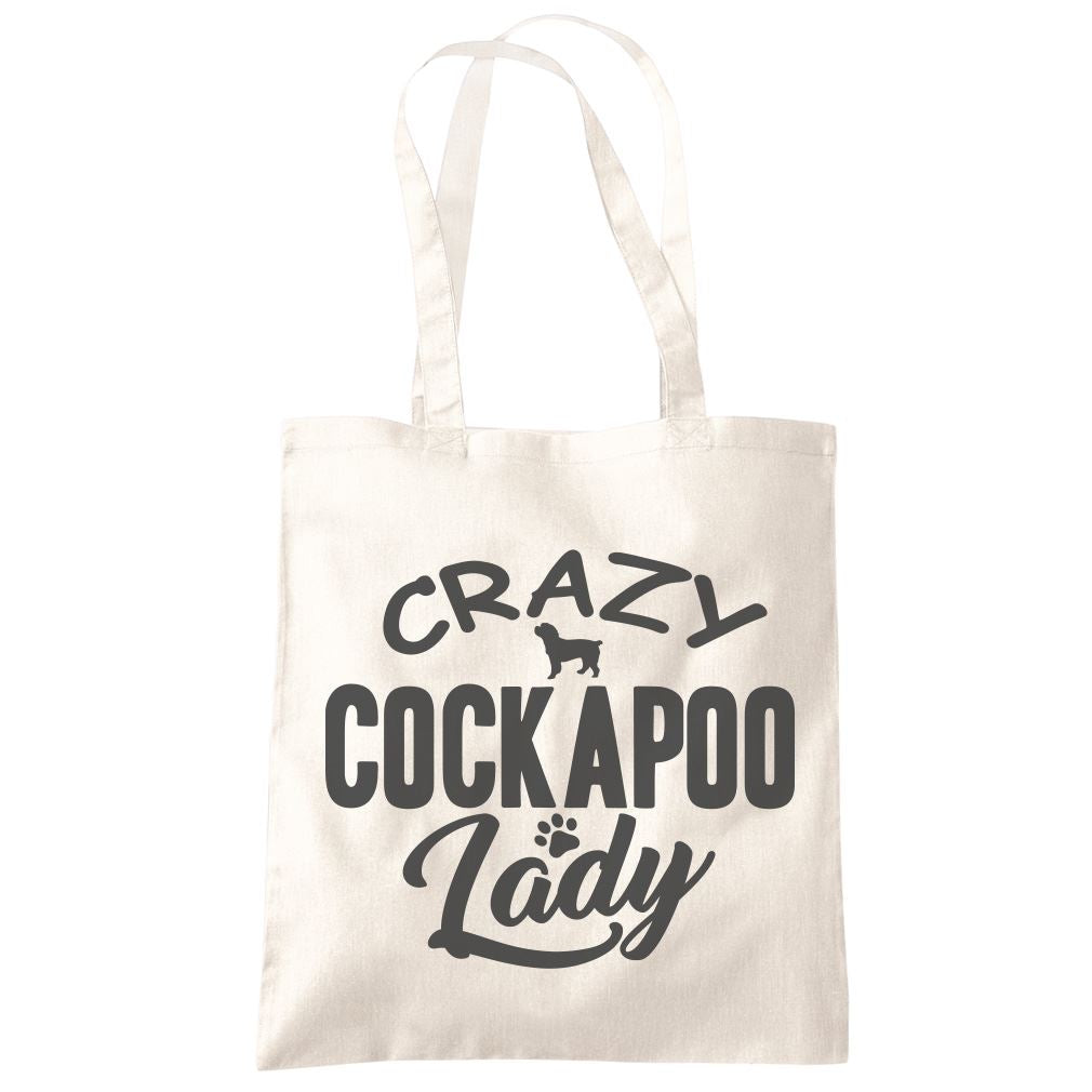Crazy Cockapoo Lady - Tote Shopping Bag