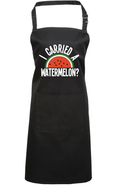 I Carried a Watermelon - Apron - Chef Cook Baker
