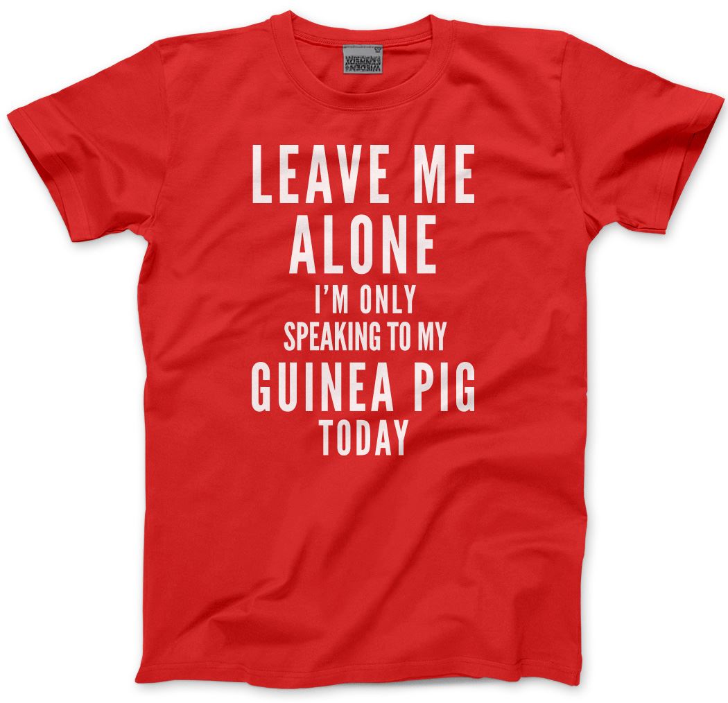Leave Me Alone I'm Only Talking To My Guinea Pig - Kids T-Shirt