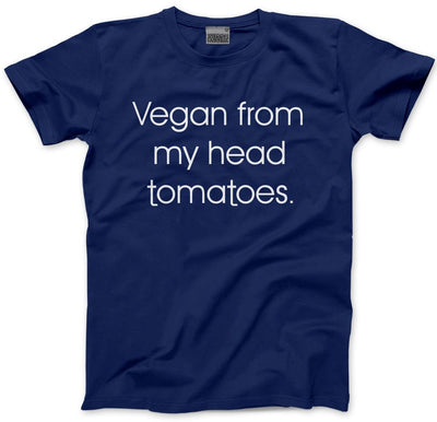 Vegan from My Head Tomatoes - Mens and Youth Unisex T-Shirt