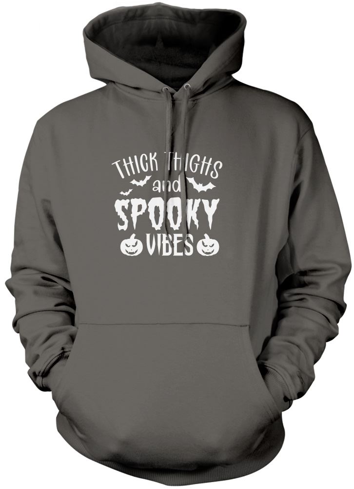 Thick Thighs and Spooky Vibes Pumpkin - Unisex Hoodie