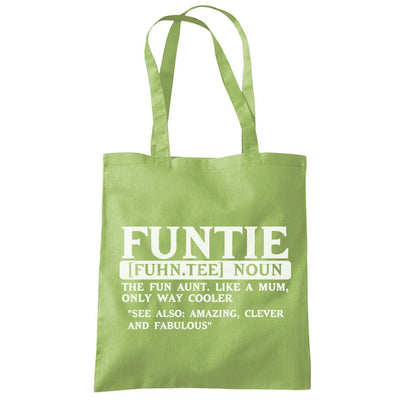 Funtie Fun Auntie - Tote Shopping Bag
