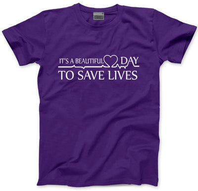 It's a Beautiful Day To Save Lives - Kids T-Shirt