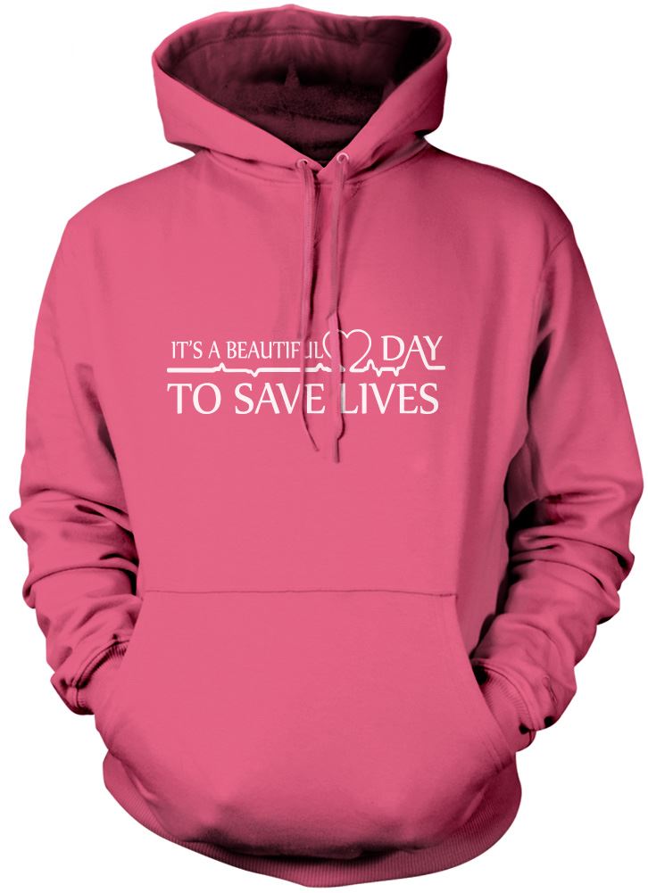 It's a Beautiful Day To Save Lives - Kids Unisex Hoodie
