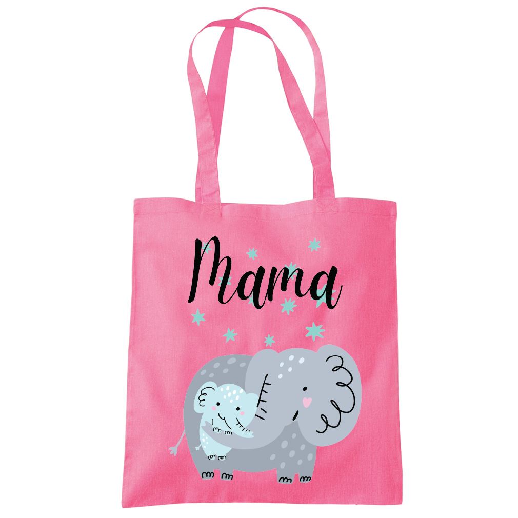 Mama Elephant - Tote Shopping Bag Mother's Day Mum Mama