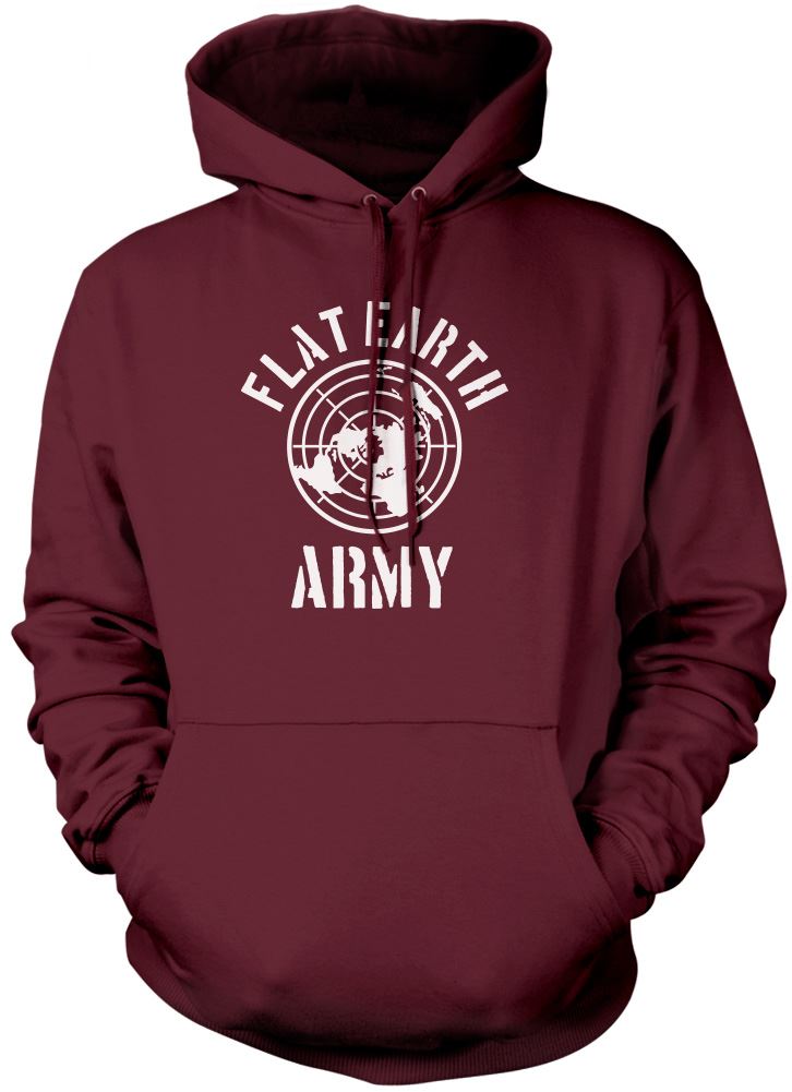 Flat Earth Army Flat-earther Theory - Unisex Hoodie