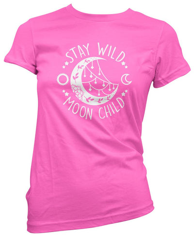 Stay Wild Moon Child - Womens T-Shirt