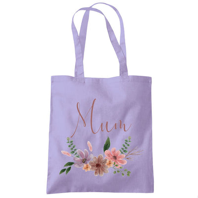 Mum Flowers - Tote Shopping Bag Mother's Day Mum Mama
