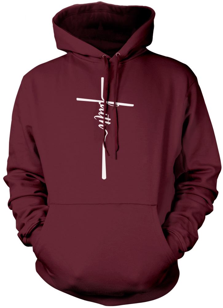 Faith Christian Cross - Kids Unisex Hoodie