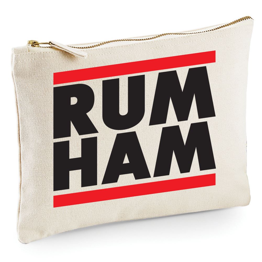 Rum Ham - Zip Bag Costmetic Make up Bag Pencil Case Accessory Pouch