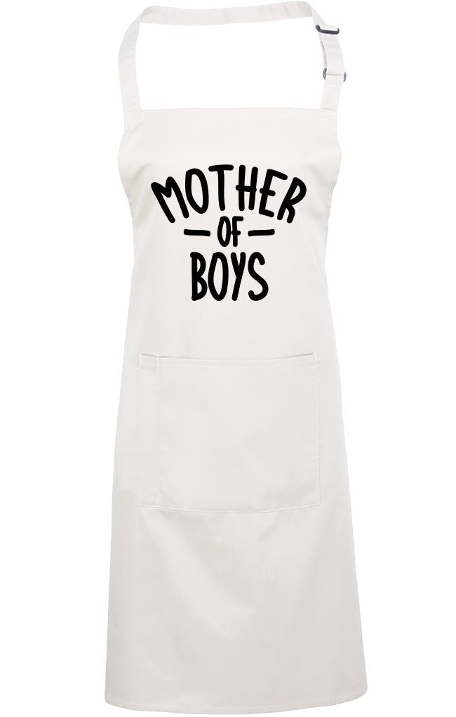 Mother of Boys - Apron - Chef Cook Baker