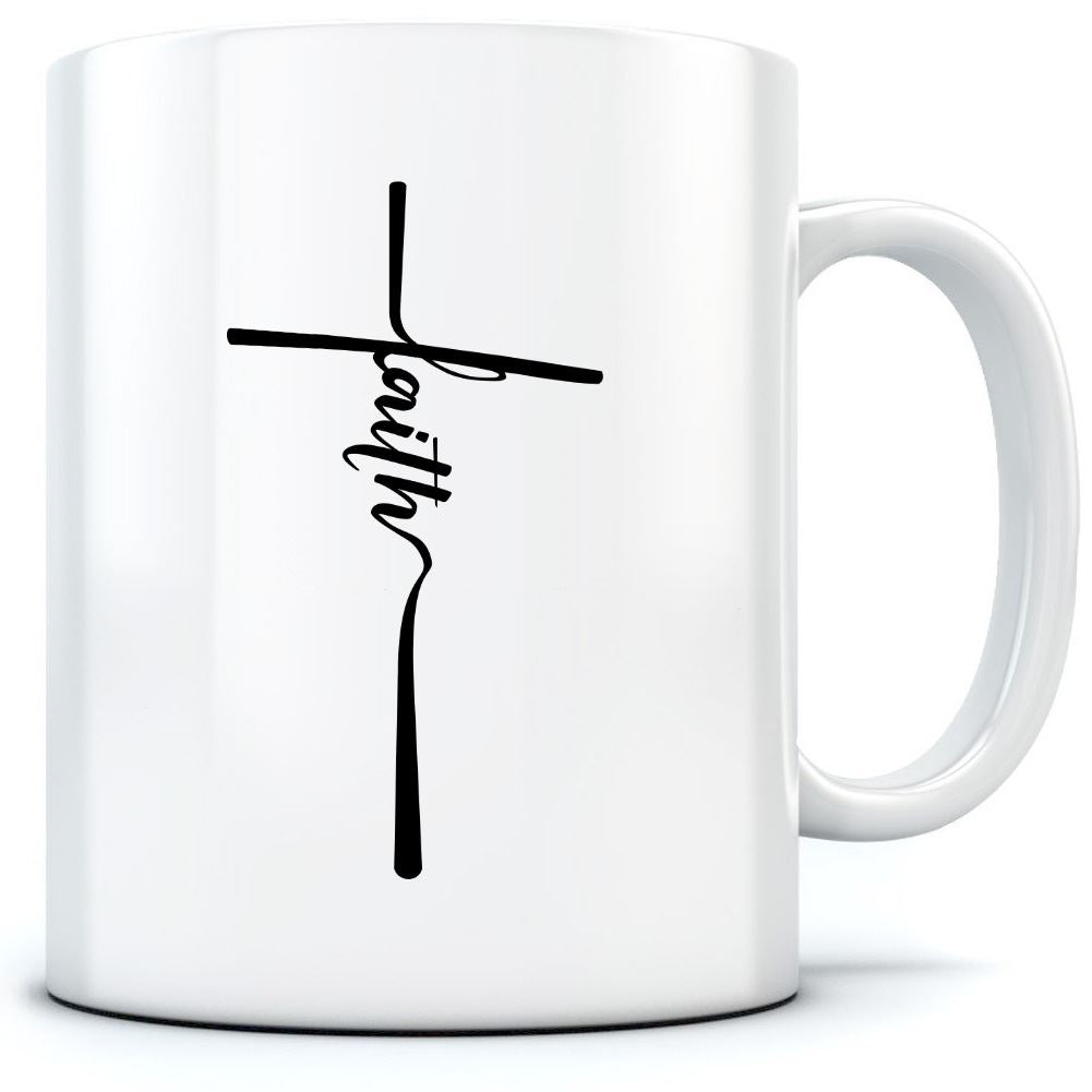 Faith Christian Cross - Mug for Tea Coffee