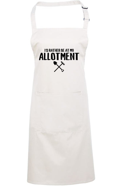I'd Rather Be At My Allotment - Apron - Chef Cook Baker