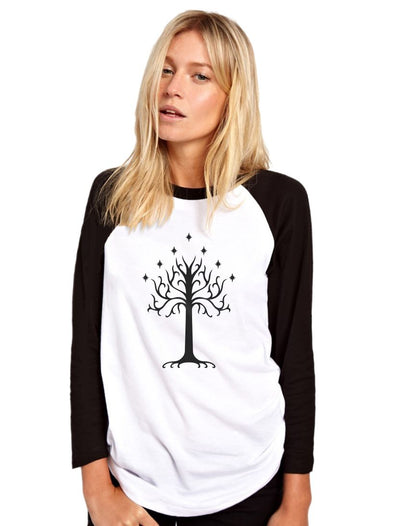 White Tree of Gondor - Womens Baseball Top