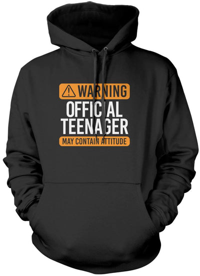 Warning Official Teenager - Unisex Hoodie