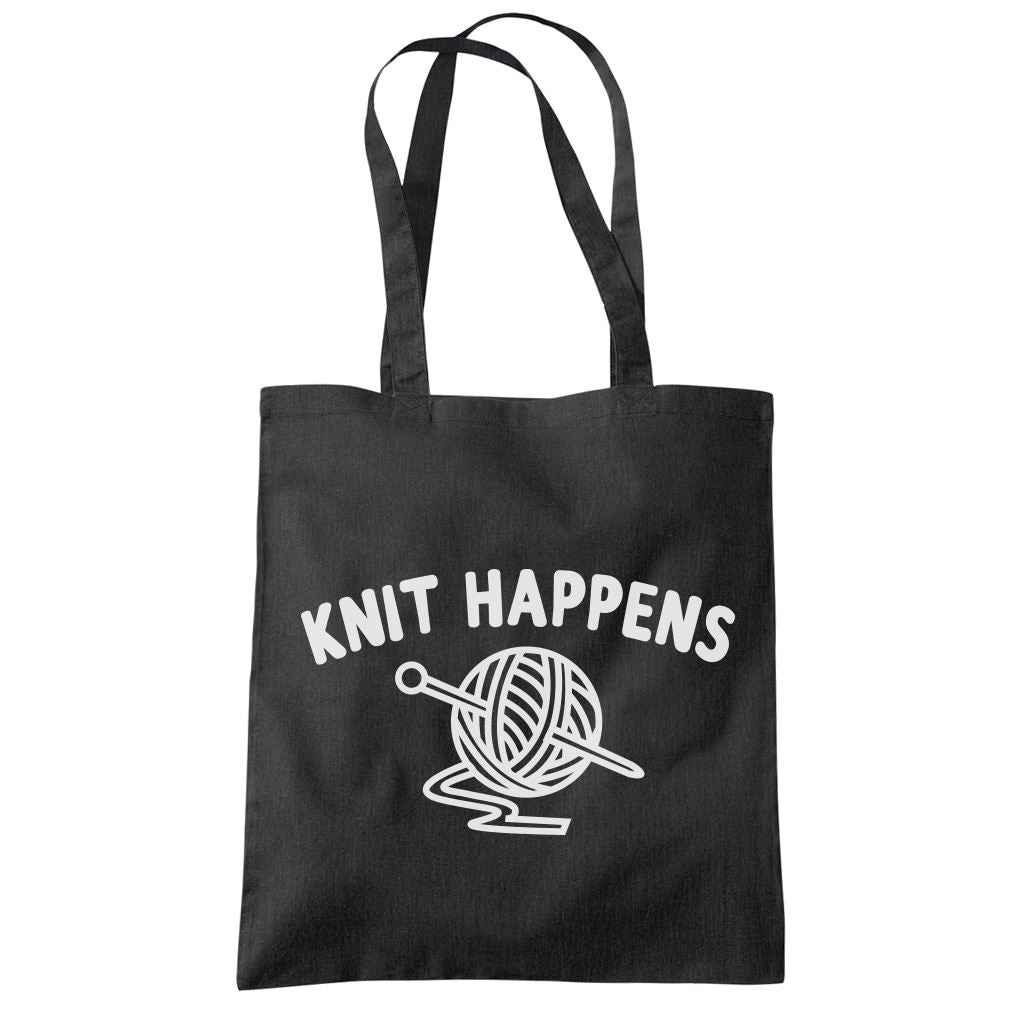 Knit Happens - Tote Shopping Bag