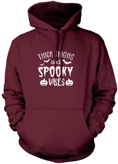 Thick Thighs and Spooky Vibes Pumpkin - Unisex Hoodie