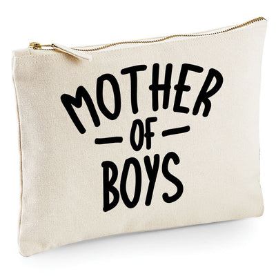 Mother of Boys - Zip Bag Costmetic Make up Bag Pencil Case Accessory Pouch