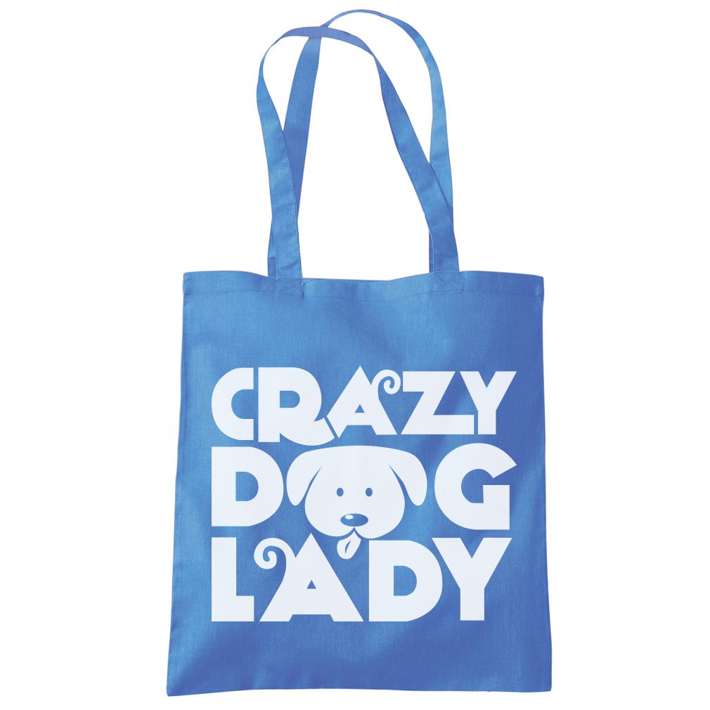 Crazy Dog Lady - Tote Shopping Bag