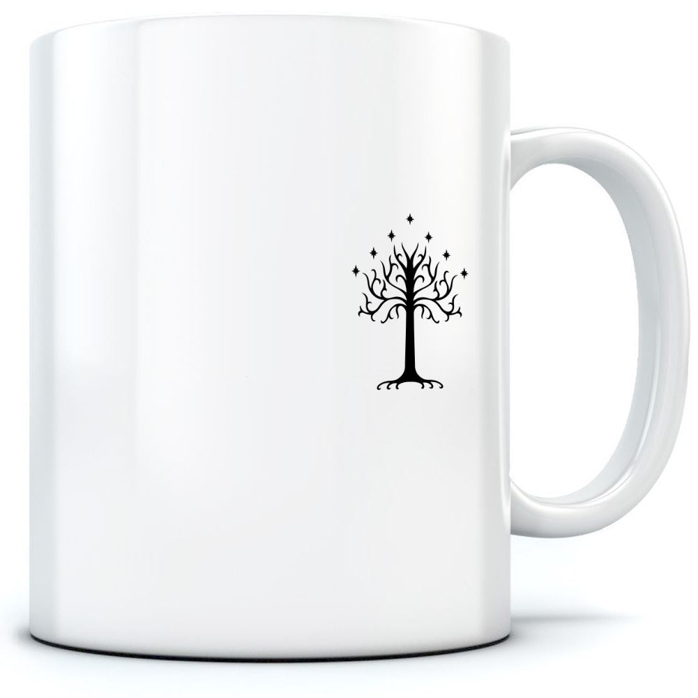 White Tree of Gondor Pocket Design - Mug for Tea Coffee