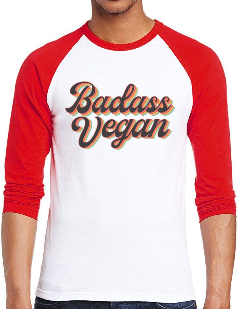 Bad Ass Vegan - Men Baseball Top