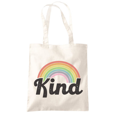 Be Kind Rainbow Tote Shopping Bag