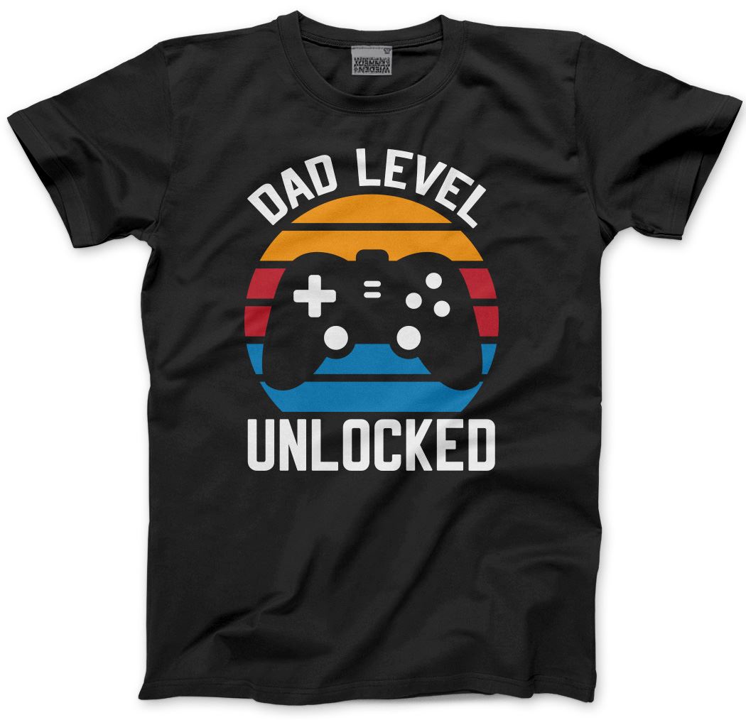Dad Level Unlocked - Men's Unisex T-Shirt