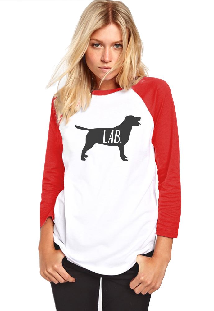 Labrador Dog - Womens Baseball Top