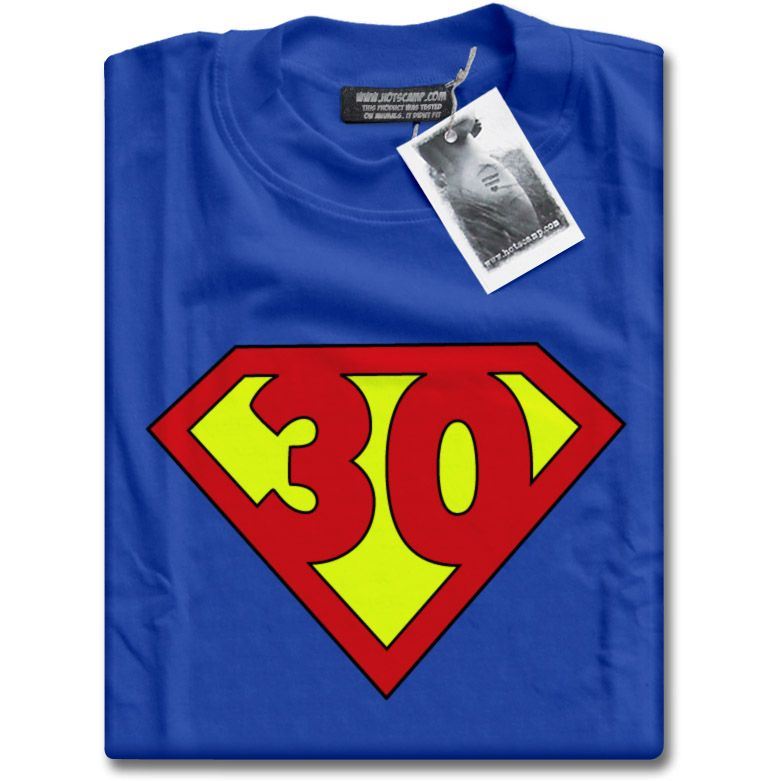 Super 30 Birthday Age - Mens Unisex T-Shirt