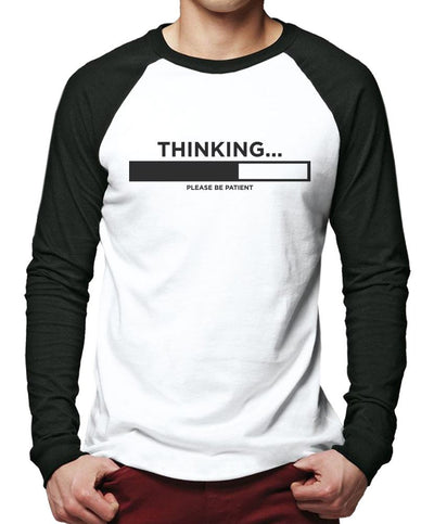 Thinking ... Please Be Patient - Men Baseball Top