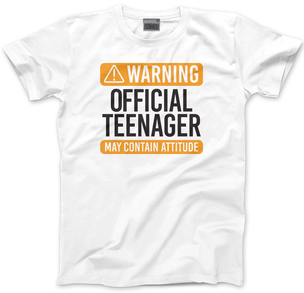 Warning Official Teenager - Kids T-Shirt