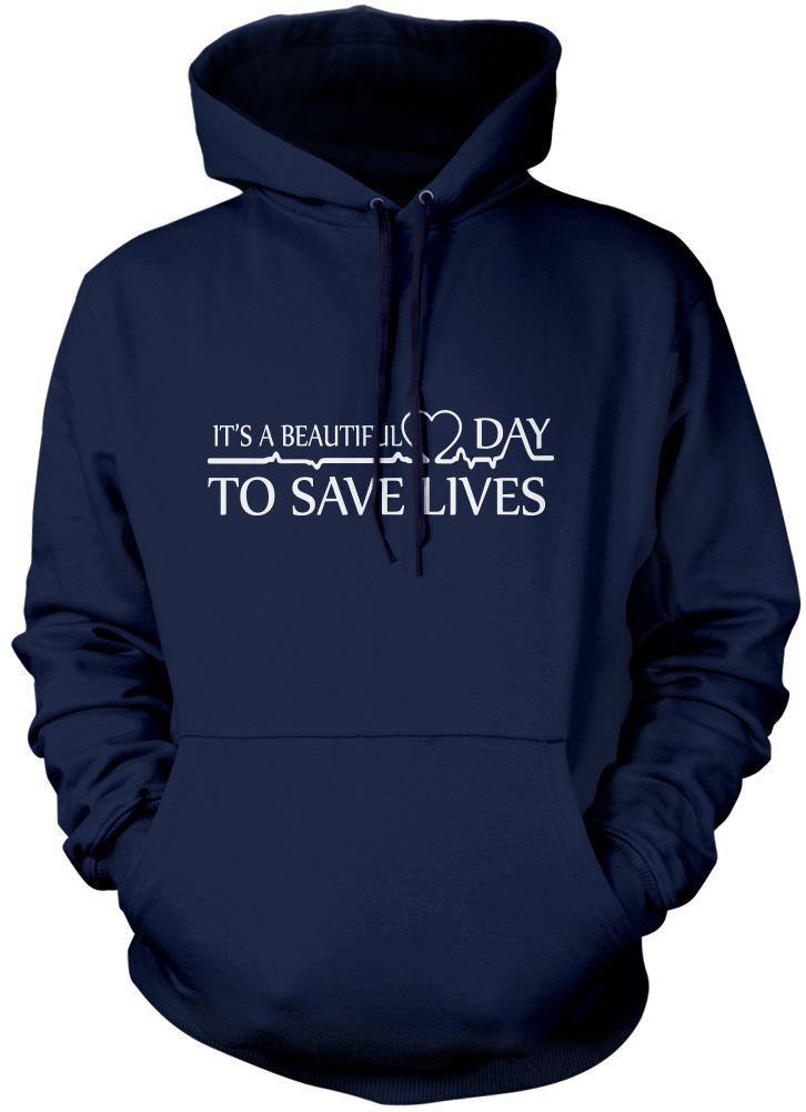 It's a Beautiful Day To Save Lives - Kids Unisex Hoodie