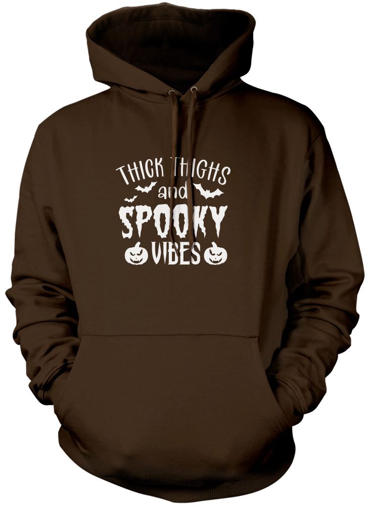 Thick Thighs and Spooky Vibes Pumpkin - Unisex Hoodie