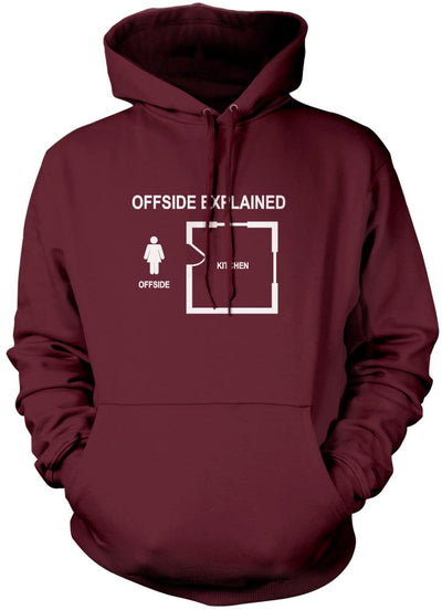 Offside Explained Funny Football - Unisex Hoodie