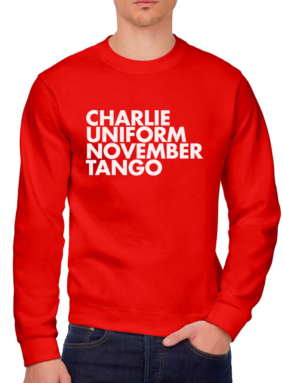 Charlie Uniform November Tango - Youth & Mens Sweatshirt