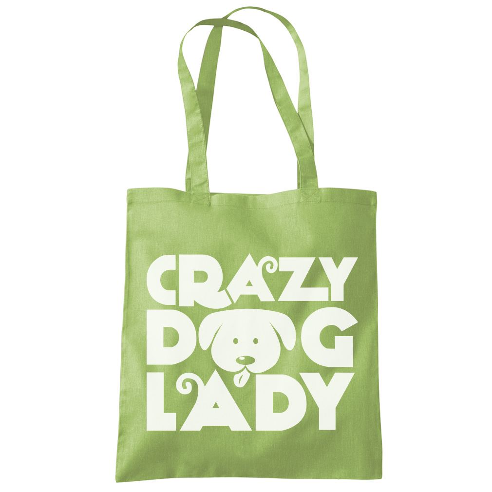 Crazy Dog Lady - Tote Shopping Bag