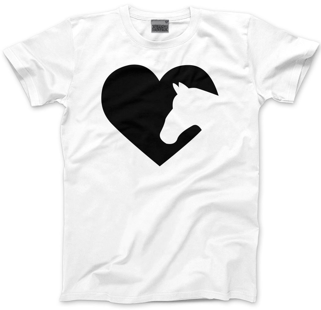 Horse Heart - Mens and Youth Unisex T-Shirt