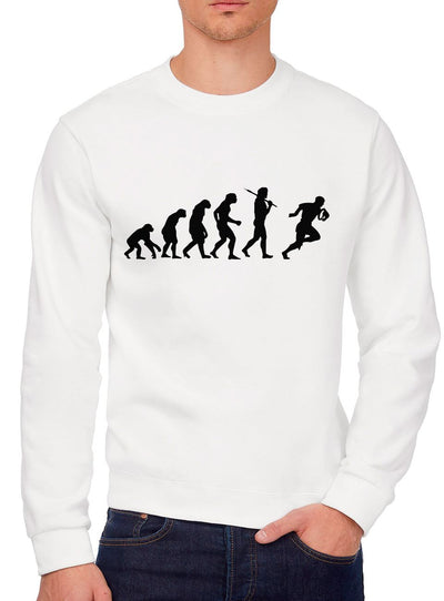 Evolution of a Rugby Player - Youth & Mens Sweatshirt