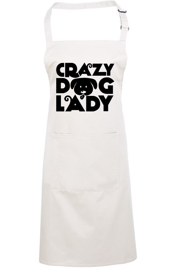 Crazy Dog Lady - Apron - Chef Cook Baker