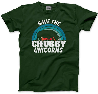Save the Chubby Unicorns - Mens and Youth Unisex T-Shirt
