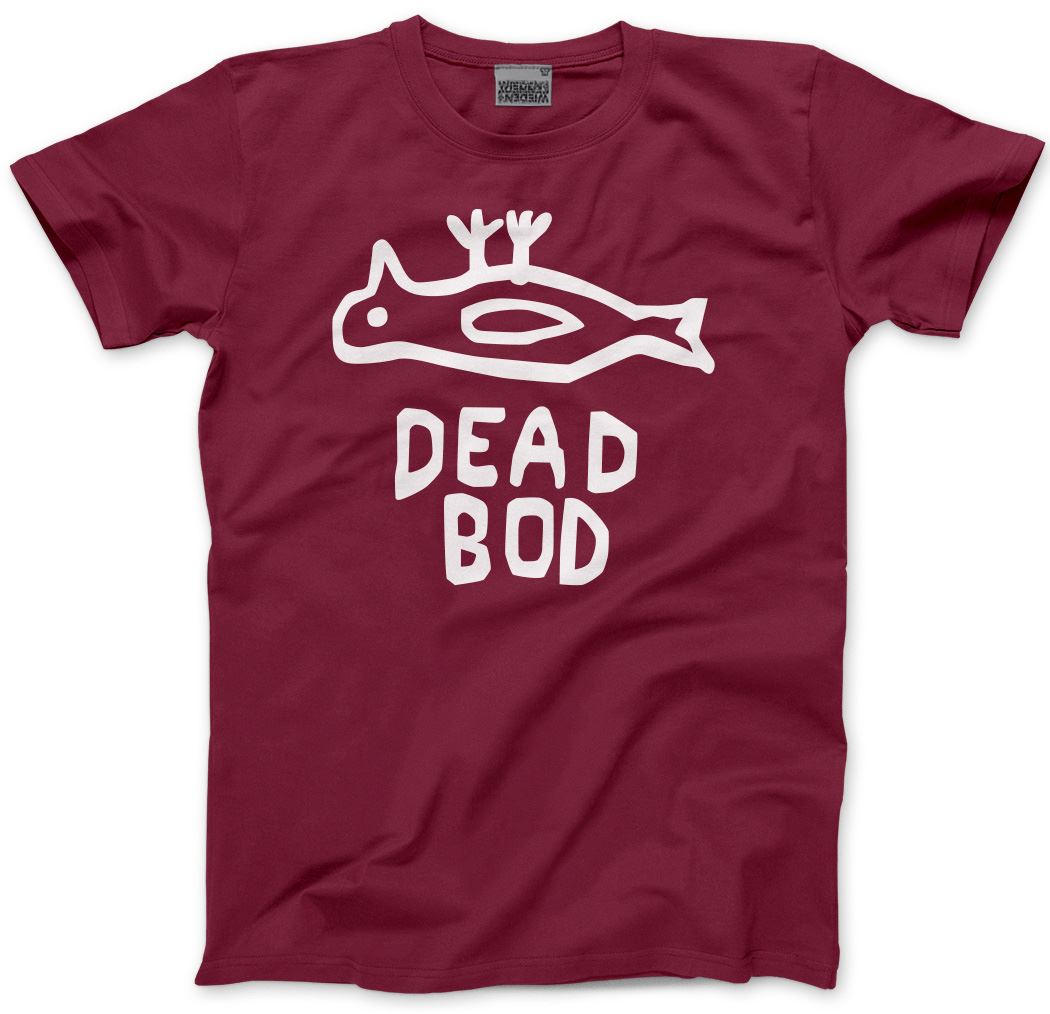 T-shirt Divertente Dead Bod Hull Pongo Humber Save Graffiti, Uomo Donna, Cotone, TA-56