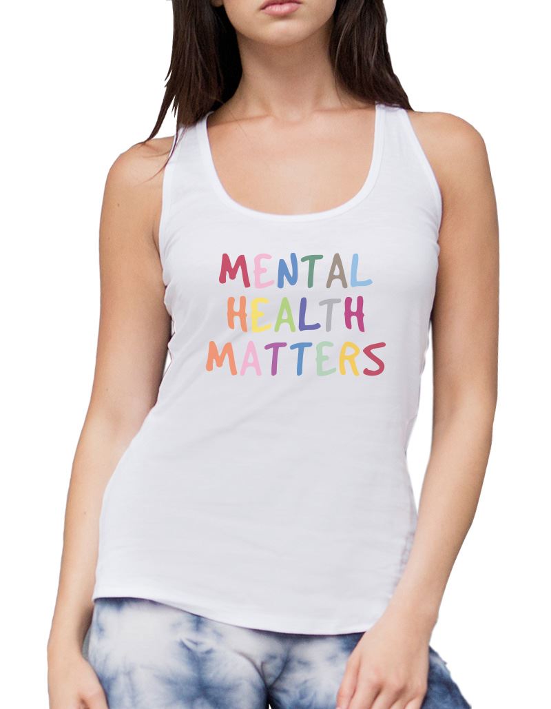 Mental Health Matters Rainbow - Womens Vest Tank Top