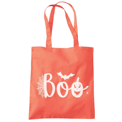 Boo!! Pumpkins Spiders - Tote Shopping Bag