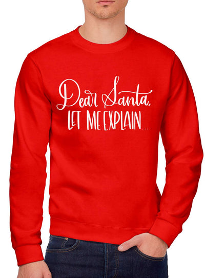 Santa, Let me Explain - Youth & Mens Sweatshirt