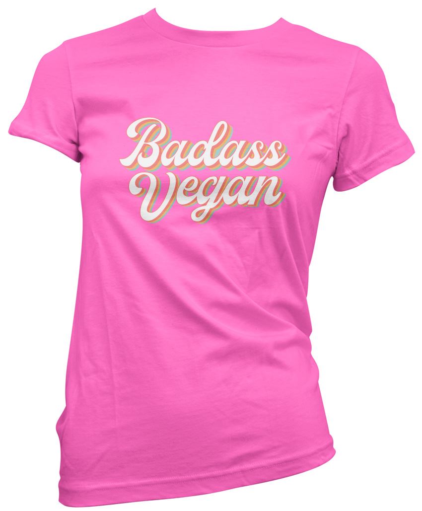 Bad Ass Vegan - Womens T-Shirt