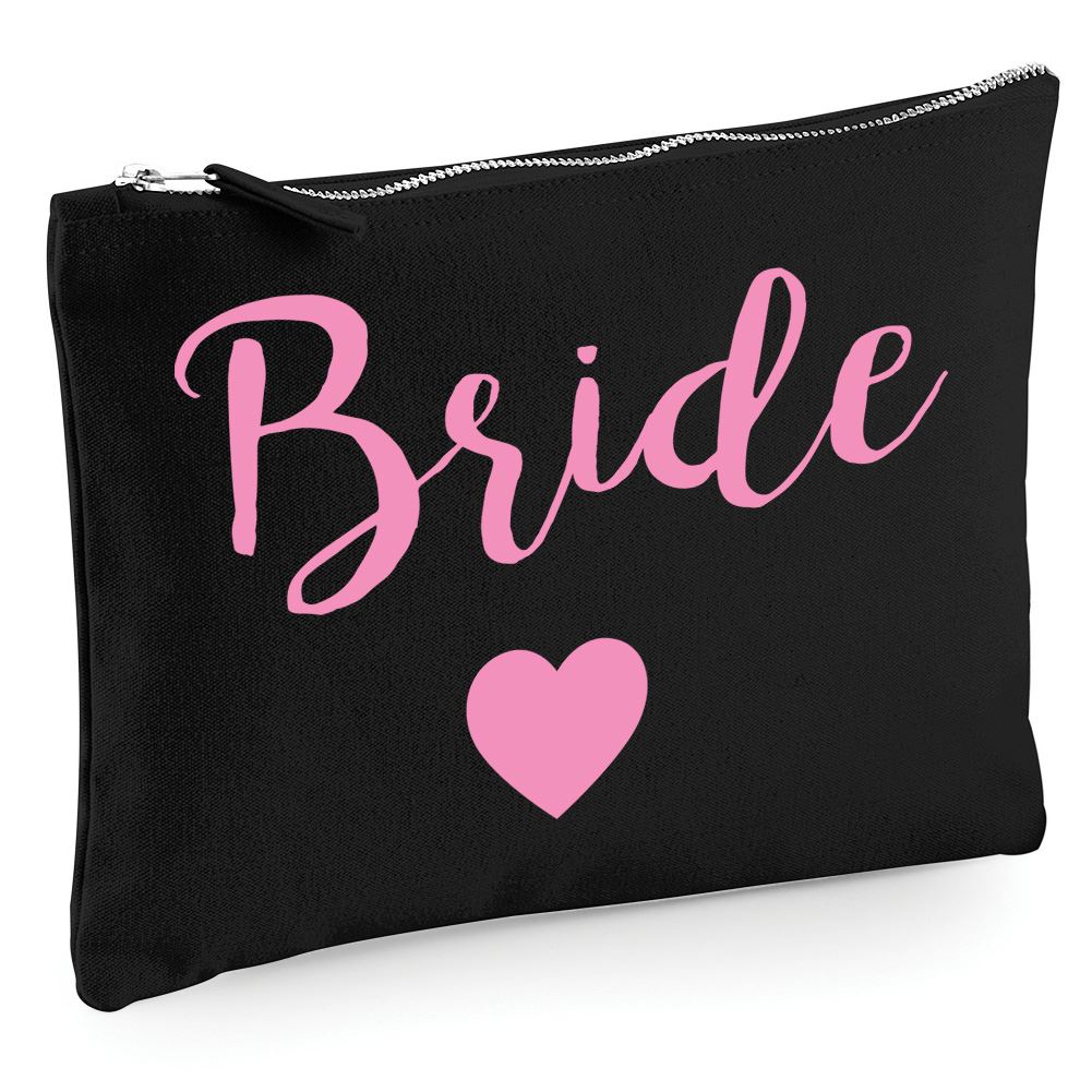 Bride - Bride to Be - Zip Bag Cosmetic Make up Bag Pencil Case Accessory Pouch