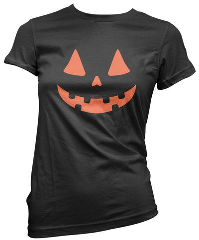 Pumpkin Face - Womens T-Shirt