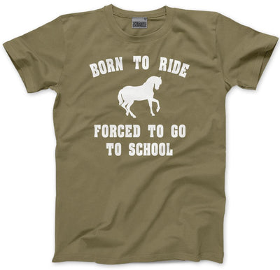 Born To Ride Forced To Go To School - Youth Unisex T-Shirt