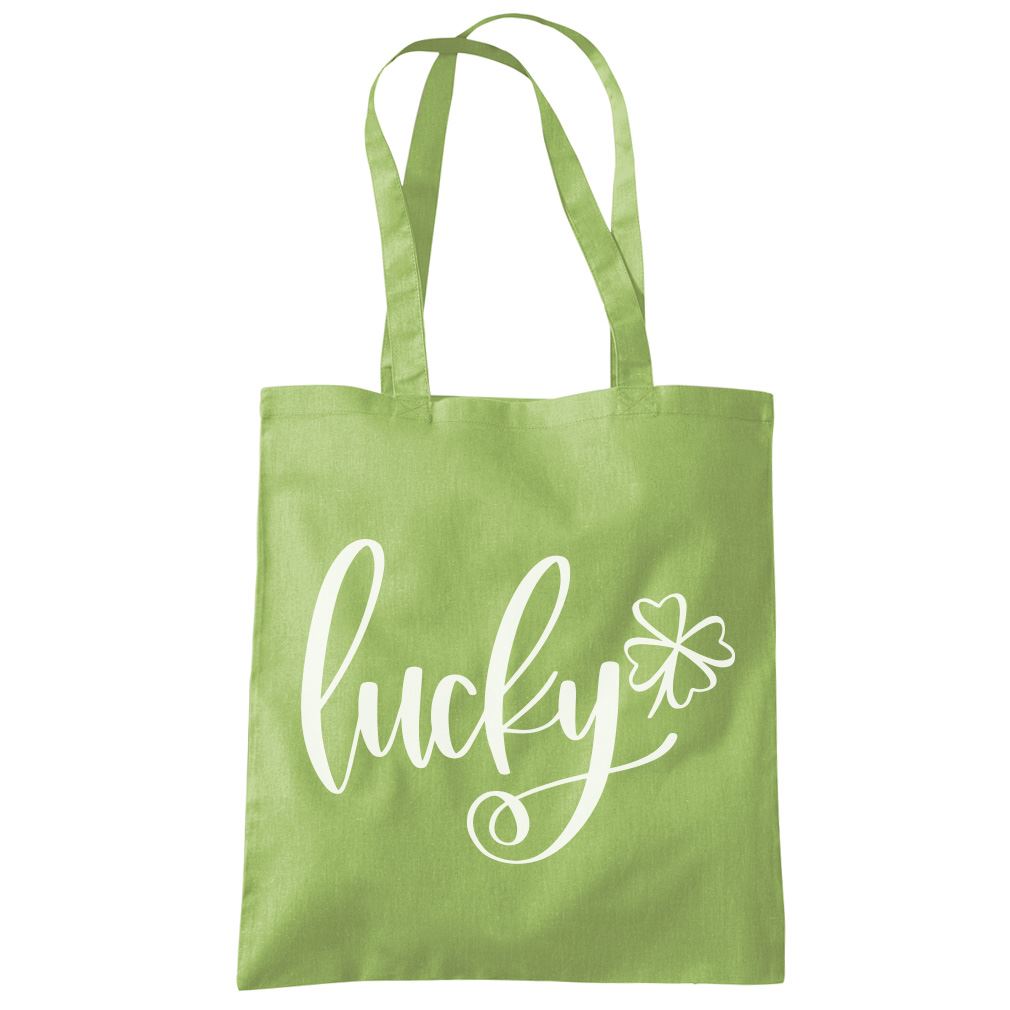 Lucky Four Leaf Clover St Patrick's Day - Tote Shopping Bag
